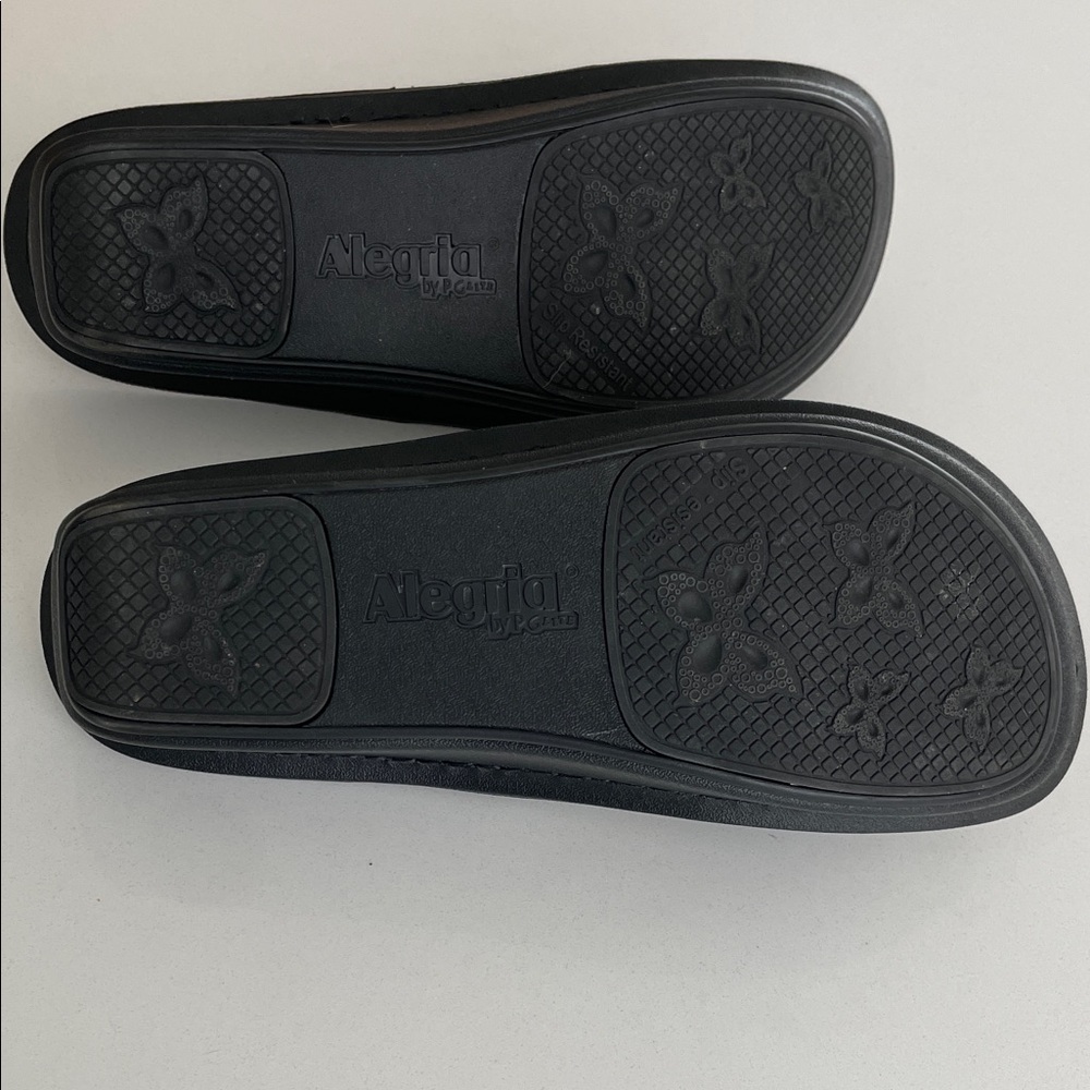 ALEGRIA •  Women's Black Strappy Sandals • 37 - Picture 11 of 13